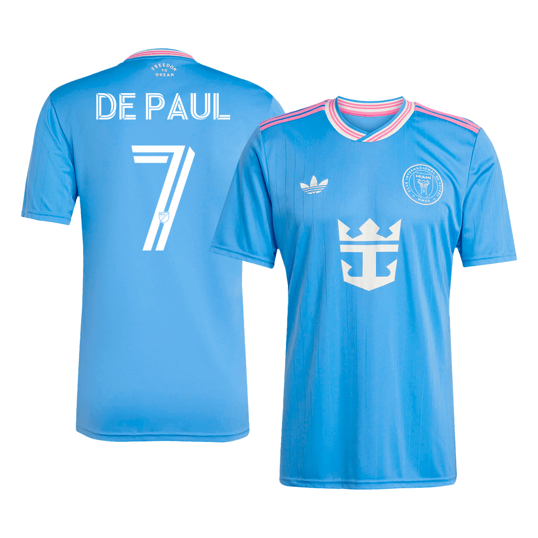 DE PAUL #7 Inter Miami CF Derde Uitwedstrijd Voetbalshirt 2025