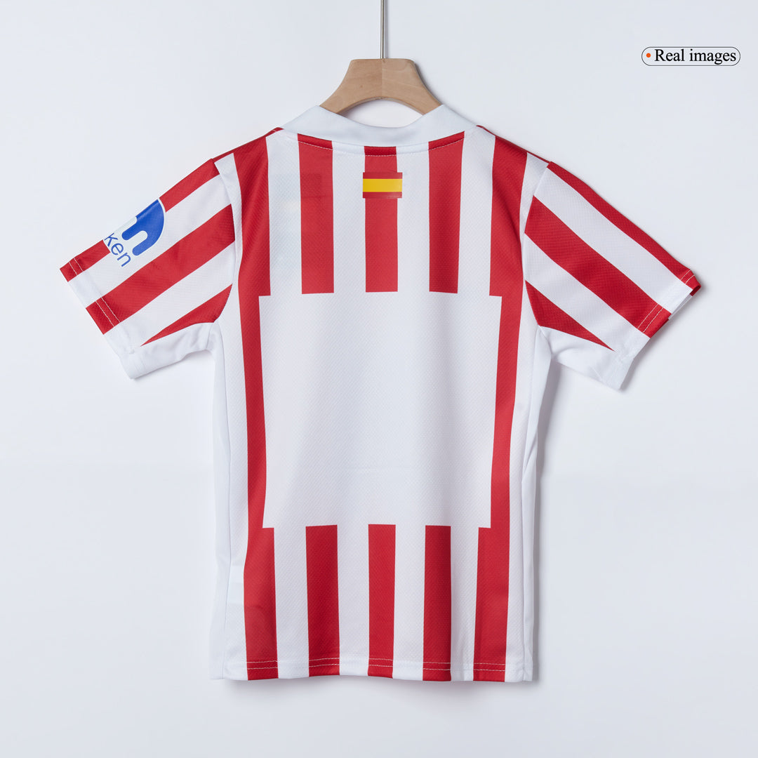 Atletico Madrid hjemmedrakt for barn - Trøye+shorts 2025/26