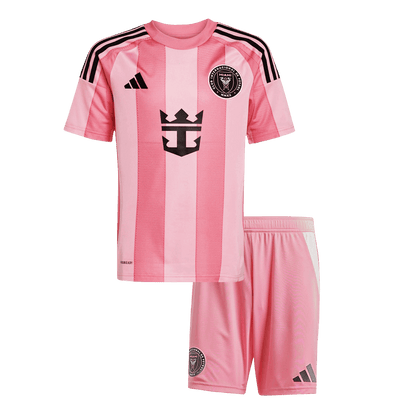 Inter Miami CF Kid's Home Soccer Jersey Kit (Jersey+Shorts) 2025 Pink