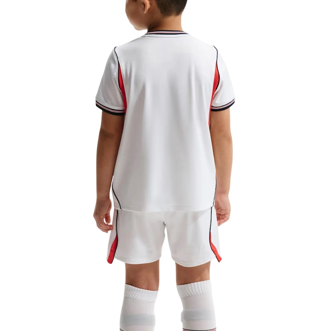 イングランド代表 キッズ ホームユニフォームキット（シャツ＋パンツ） 2026ワールドカップ