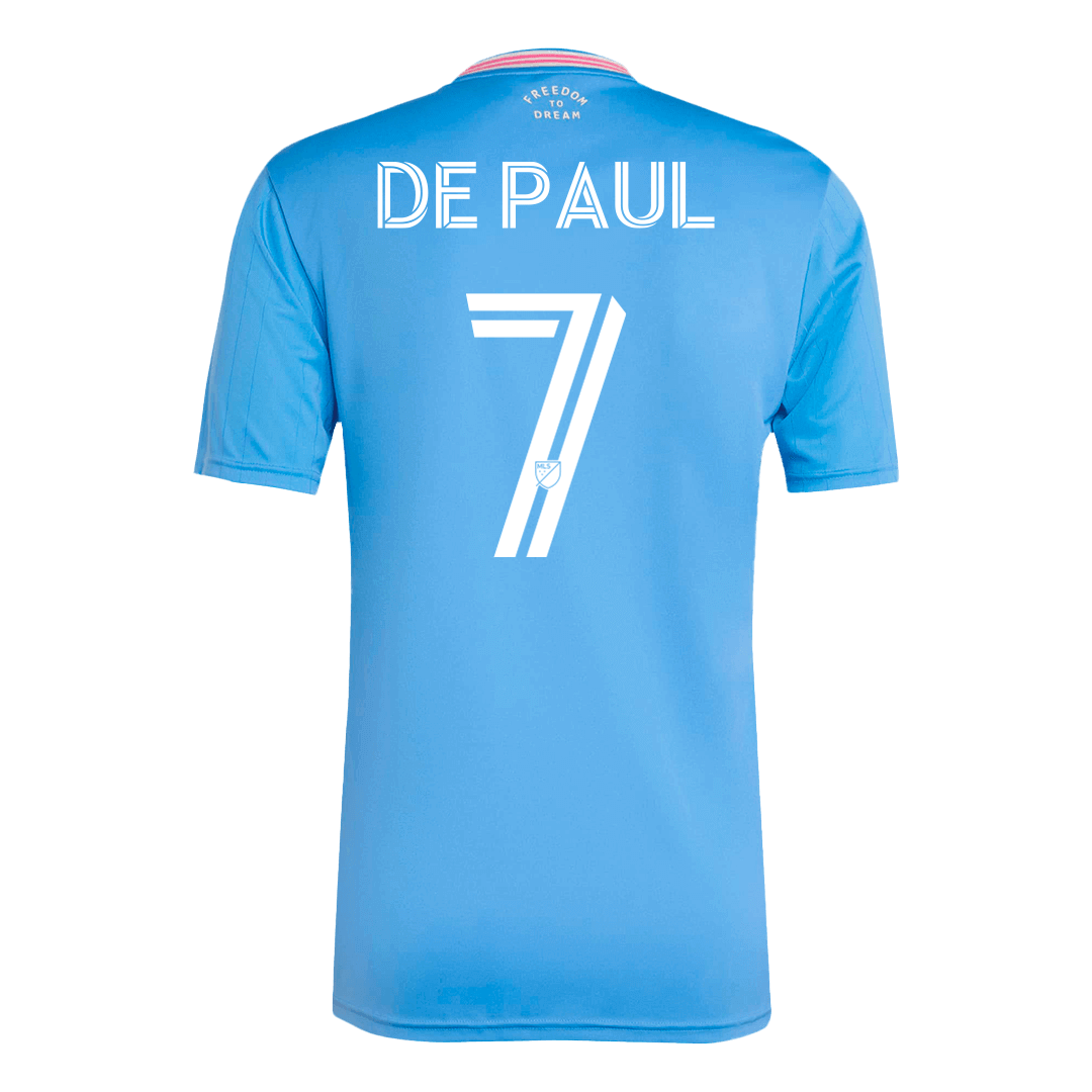 DE PAUL #7 Inter Miami CF Derde Uitwedstrijd Voetbalshirt 2025
