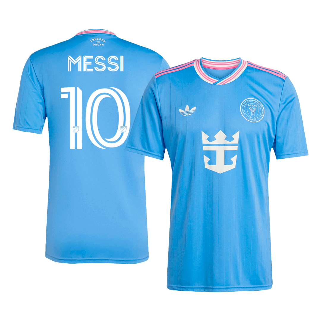 Φανέλα ποδοσφαίρου MESSI #10 Inter Miami CF, τρίτη εκτός έδρας, 2025