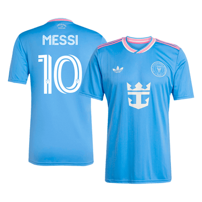 Φανέλα ποδοσφαίρου MESSI #10 Inter Miami CF, τρίτη εκτός έδρας, 2025