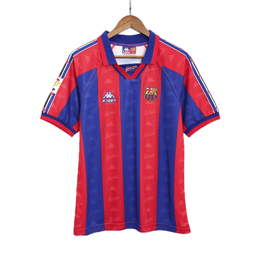 Maillot de football rétro domicile Barcelone 1996/97