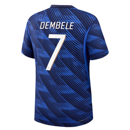 Επίσημη φανέλα ποδοσφαίρου Γαλλίας 2026 World Cup, Player Version, Dembele #7, εντός έδρας