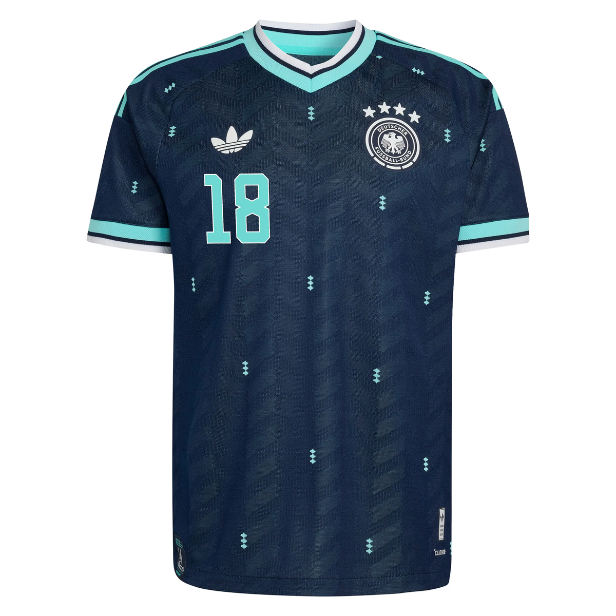 Maillot domicile de football KIMMICH n°6, version joueur Allemagne, Coupe du Monde 2026