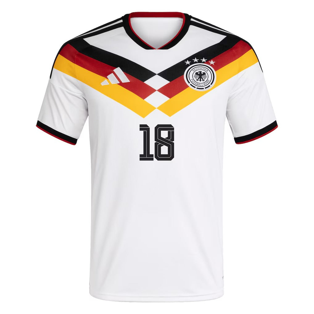 BROWN #18 Duitsland thuisshirt voetbal 2026 WK