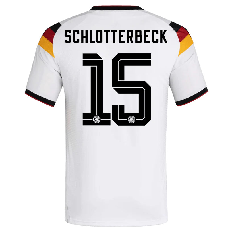 SCHLOTTERBECK #15 Tysklands hjemmedrakt (spillerversjon) for VM 2026