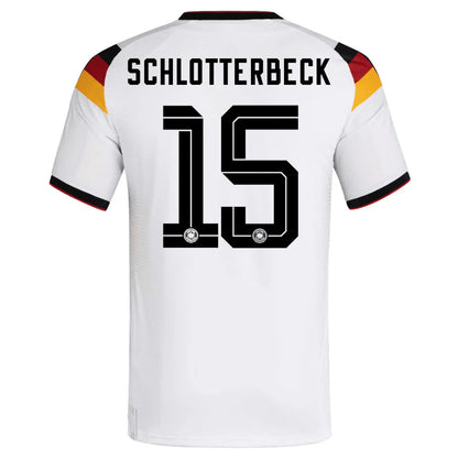 SCHLOTTERBECK #15 Tysklands hjemmedrakt (spillerversjon) for VM 2026