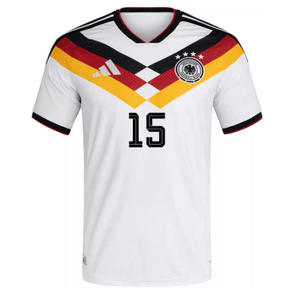 SCHLOTTERBECK #15 Tysklands hjemmedrakt (spillerversjon) for VM 2026