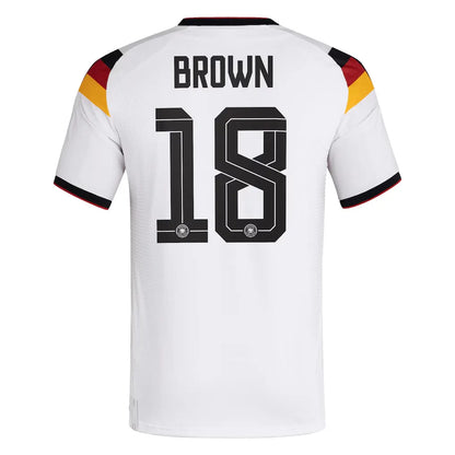 BROWN #18 Germany Player Version Home Soccer Jersey 2026 World Cup