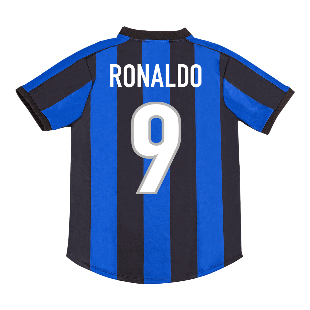 RONALDO #9 Inter Mailand 2009/10 Heim Retro Fußballtrikot