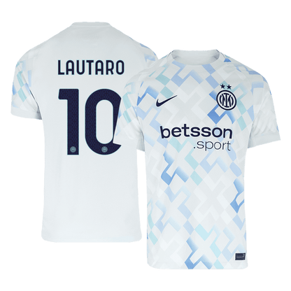 Εκτός έδρας ποδοσφαιρική φανέλα Inter Milan 2025/26 LAUTARO #10