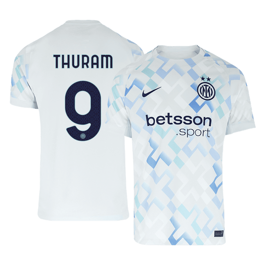 THURAM #9 Inter Milan Uitshirt Voetbalshirt 2025/26
