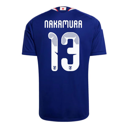 Maillot de soccer domicile Nakamura #13 Japon Coupe du Monde 2026