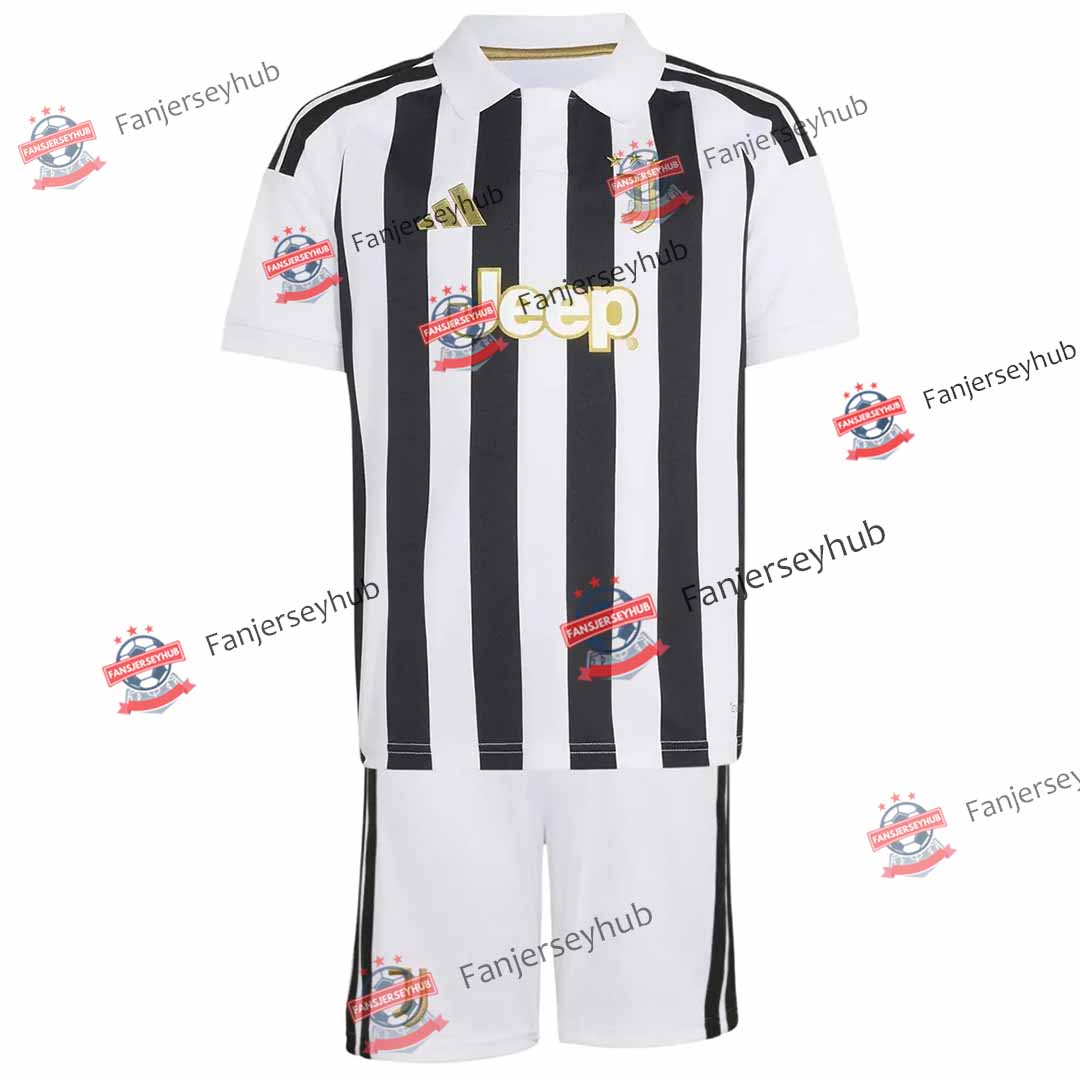 Tenue domicile enfant AC Milan - Maillot + Short 2025/26