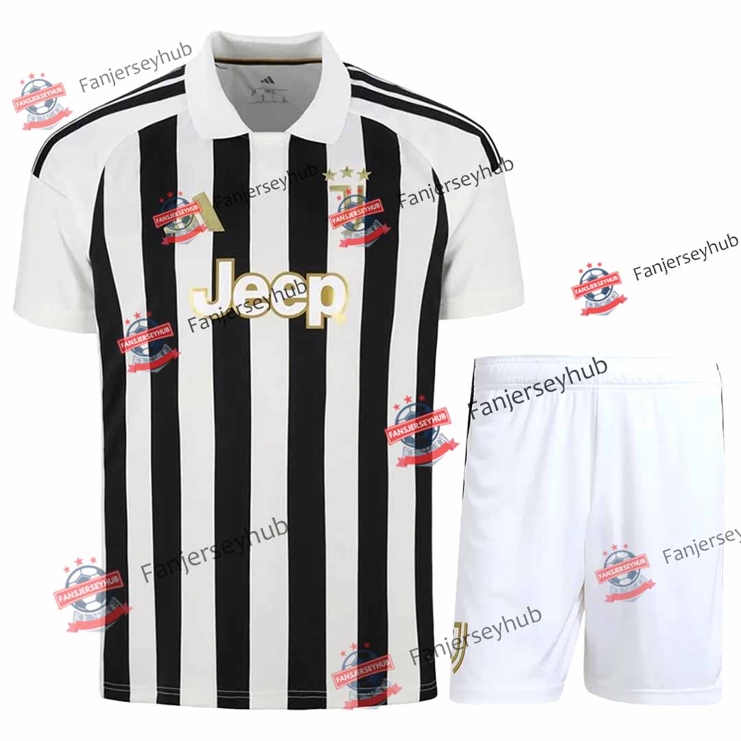 Εντός έδρας εμφάνιση Turin Black & White - Φανέλα+Σορτς 2026/27