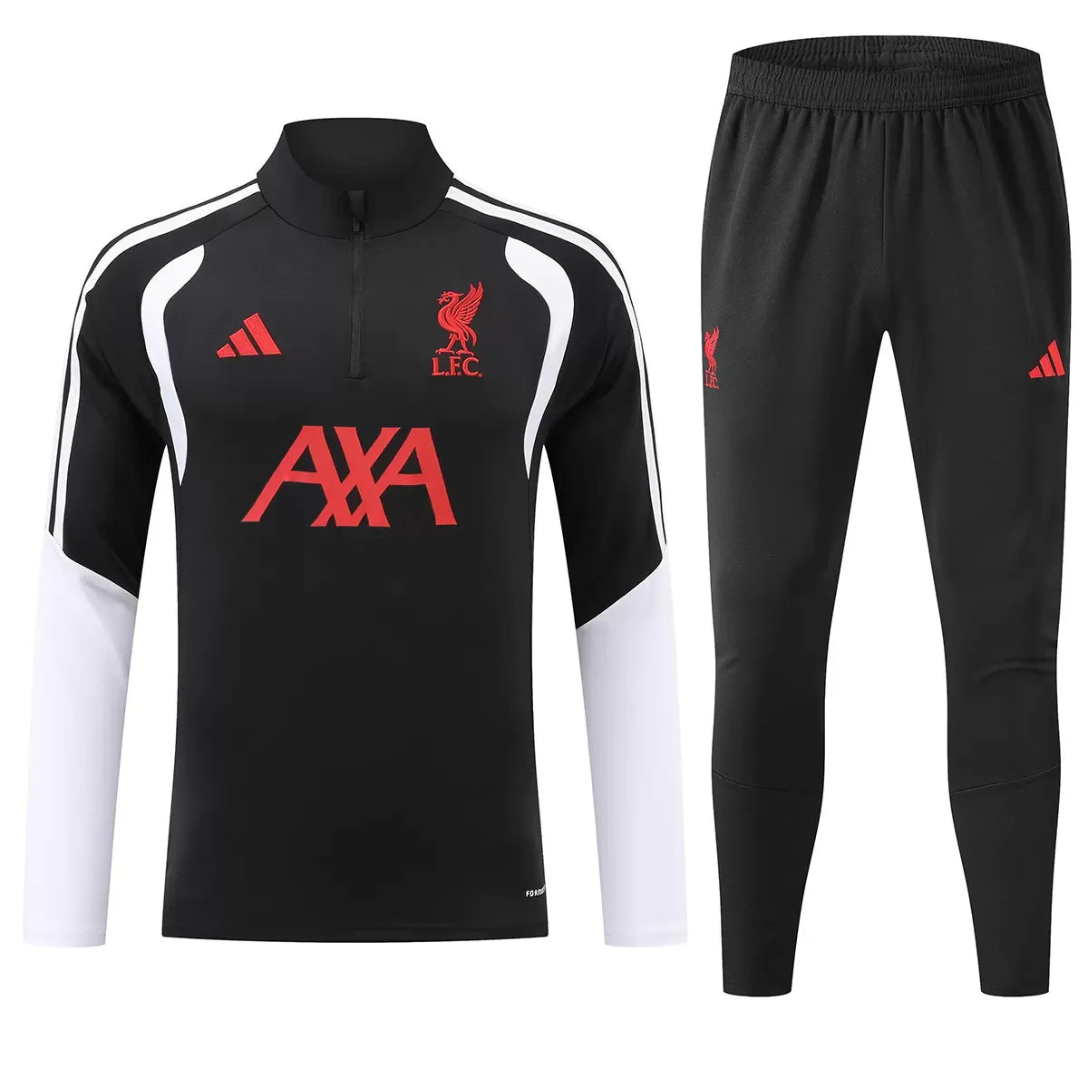 Παιδική Φόρμα Liverpool 1/4 Zip 2026/27 Μαύρη