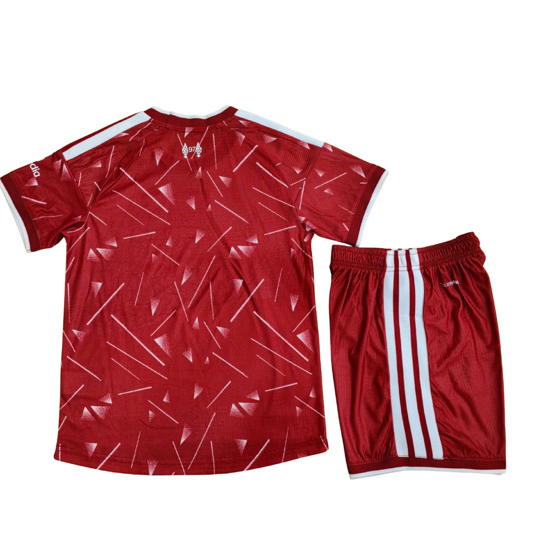 Liverpool hjemmedrakt for barn, spillerversjon – drakt + shorts 2026/27