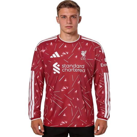 Liverpool Home Long Sleeve Soccer Jersey 2026/27