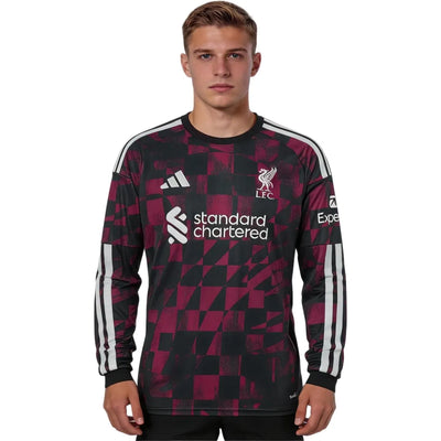 Camiseta de manga larga del Liverpool para la temporada 2025/26