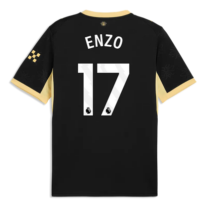 ENZO #17 Manchester City Uitshirt 2026/27 Zwart