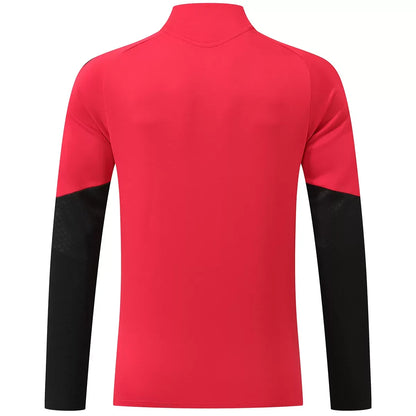Παιδική φόρμα προπόνησης Manchester United 1/4 Zip 2026/27 Κόκκινη