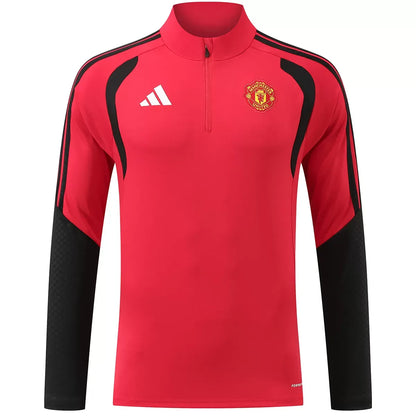 Manchester United 1/4-Zip-Trainingsanzug 2026/27 Rot