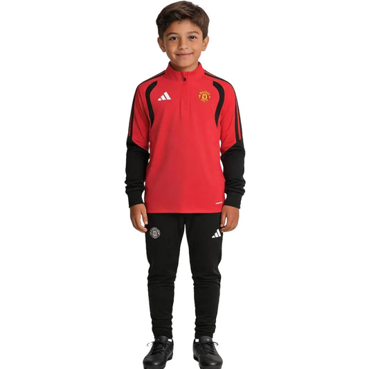 Manchester United 1/4-Zip-Trainingsanzug für Kinder 2026/27 Rot