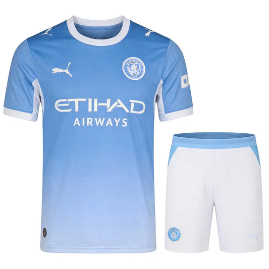 Επίσημη εμφάνιση εντός έδρας Manchester City (Φανέλα+Σορτς) 2026/27 Μπλε
