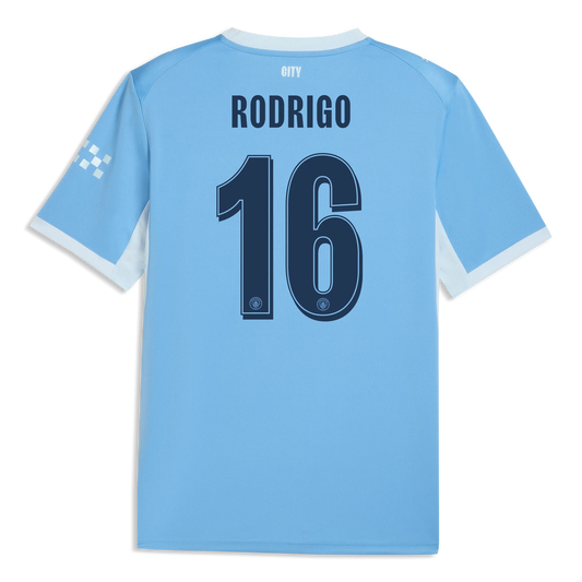 Maillot domicile de Manchester City FODEN n° 47, saison 2025/26, bleu