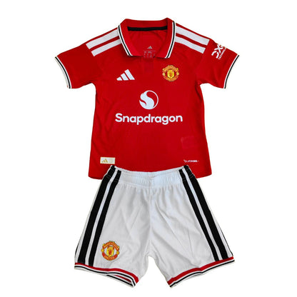 Manchester United Heimtrikot-Set für Kinder Spielerversion – Trikot + Hose 2026/27