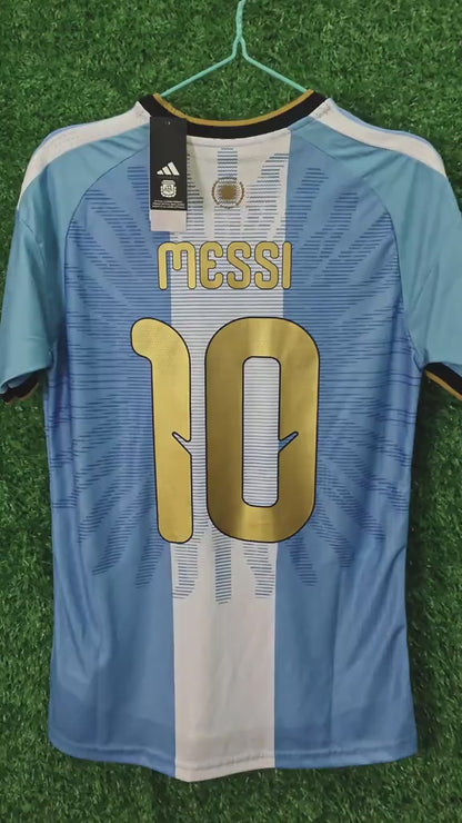 MESSI #10 Argentina X Messi Player Version Jersey 2026 Blue With Badge