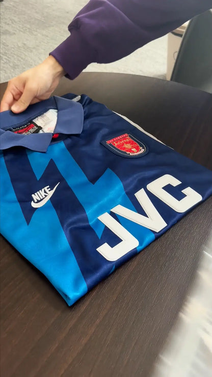 Ρετρό ποδοσφαιρική φανέλα εκτός έδρας ADAMS #6 Arsenal 1995/96