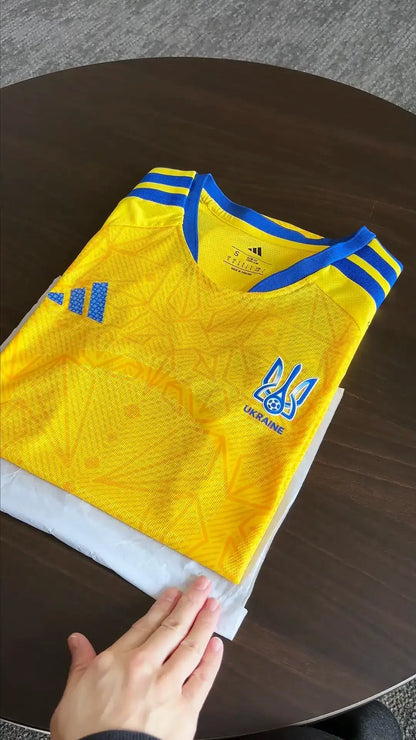 Oekraïne thuisshirt spelersversie WK 2026