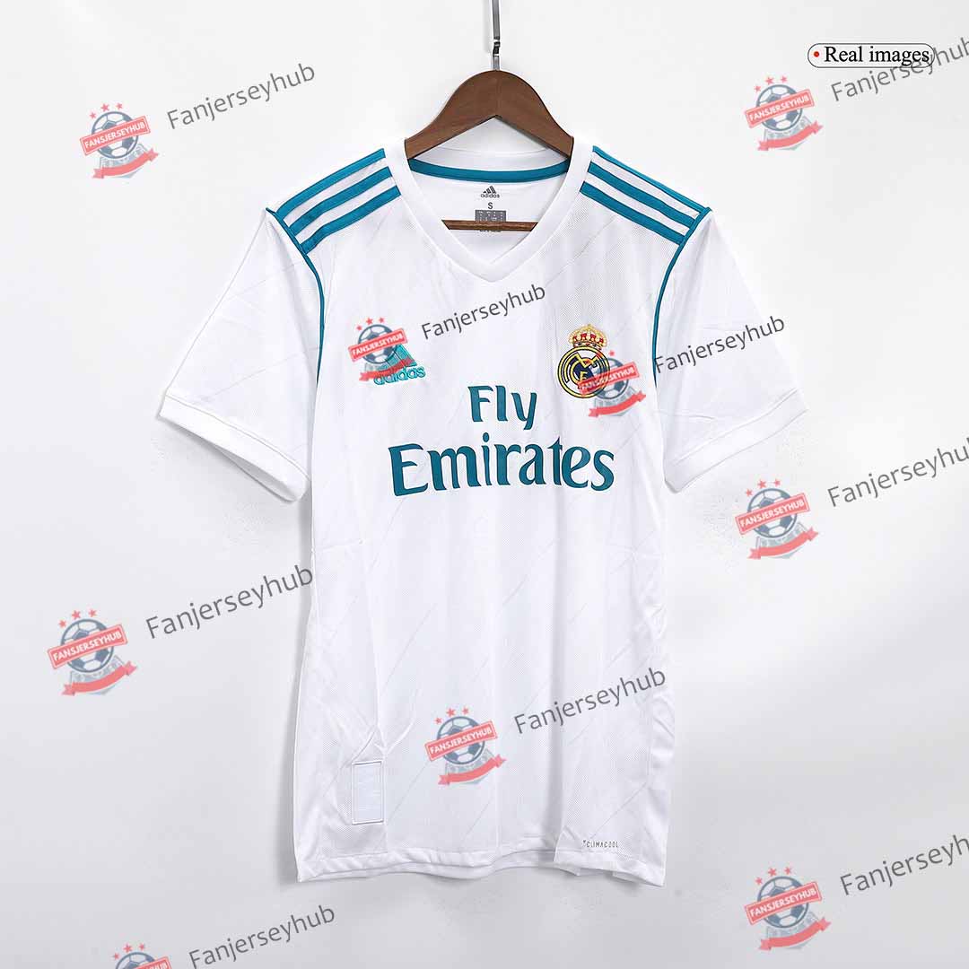 RONALDO #7 Camiseta de fútbol retro de local Los Blancos 2017/18