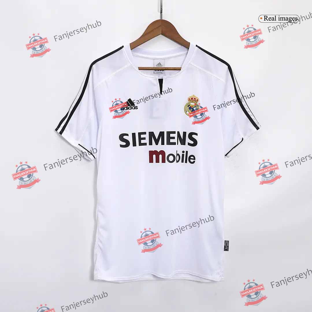 Ronaldo #9 Los Blancos 2003/04 Thuis Retro Voetbalshirt