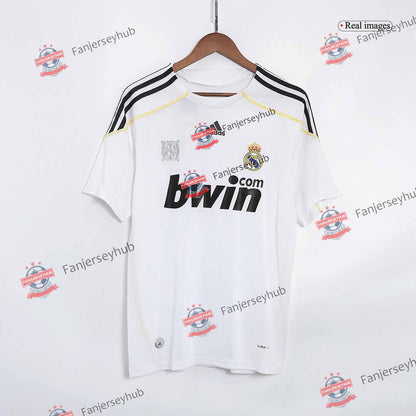 Maillot de football rétro domicile Ronaldo #9 Los Blancos 2009/10