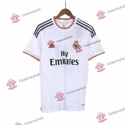 RONALDO #7 Los Blancos Camiseta de Fútbol Retro Local 2013/14