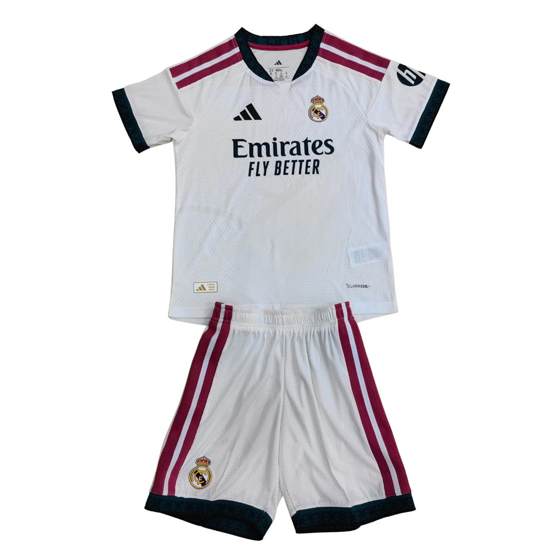 Real Madrid Thuistenue voor kinderen - Spelersversie - Shirt+Short 2026/27