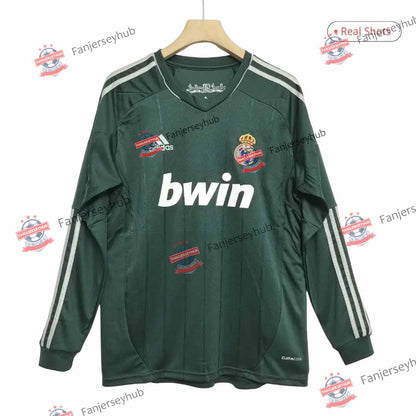 Ronaldo #7 Los Blancos 2012/13 tredje bortedrakt med lange ermer, retro
