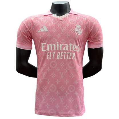Real Madrid x LV Fußballtrikot 2026/27 Spielerversion Pink