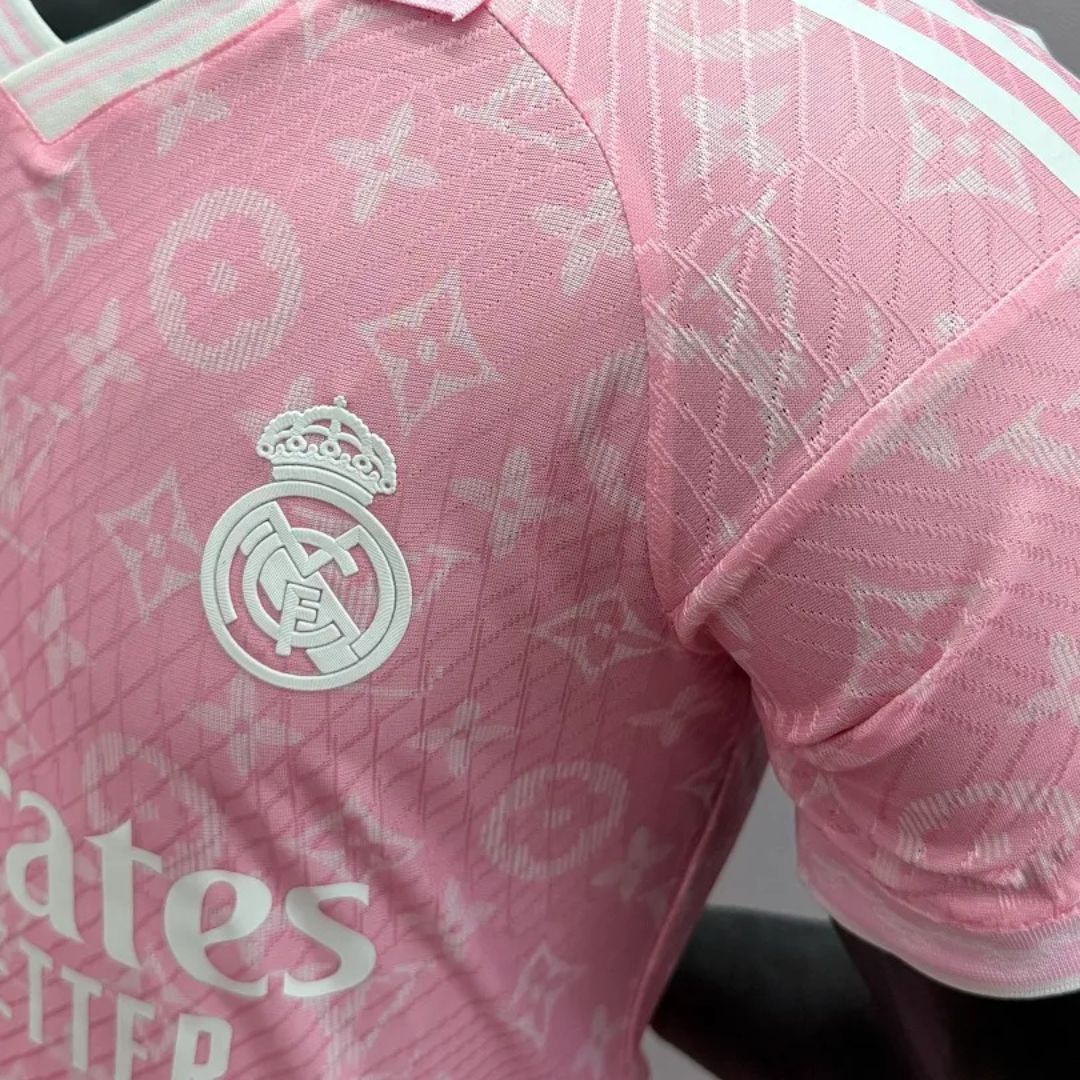 Real Madrid x LV Fußballtrikot 2026/27 Spielerversion Pink