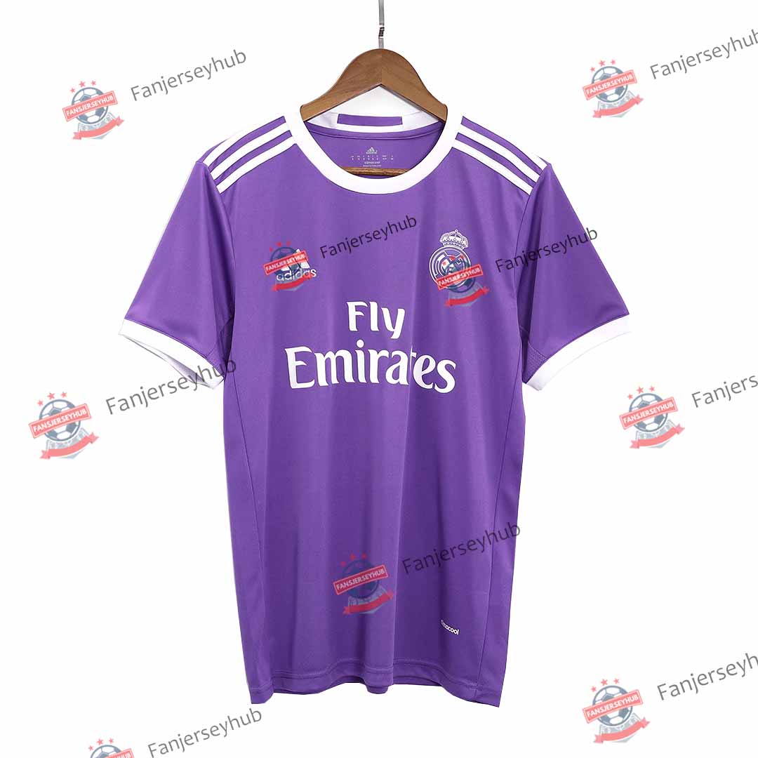 Ρετρό φανέλα εκτός έδρας Ρεάλ Μαδρίτης (Los Blancos) 2016/17, Ρονάλντο #7