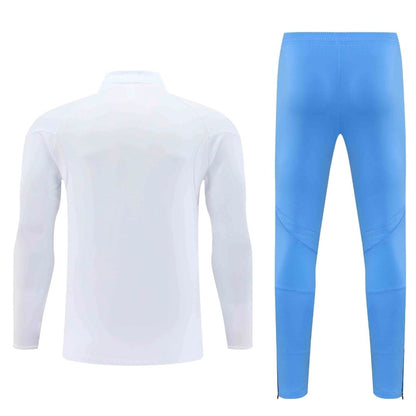 Φόρμα προπόνησης Real Madrid 1/4 Zip 2025/26 Λευκή & Μπλε