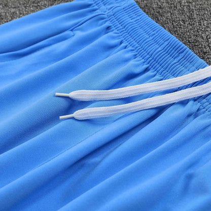 Φόρμα προπόνησης Real Madrid 1/4 Zip 2025/26 Λευκή & Μπλε