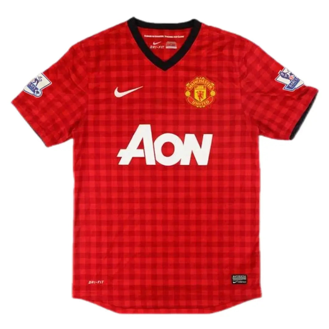 Maillot rétro domicile de Manchester United 2012/13 de Rooney n°10