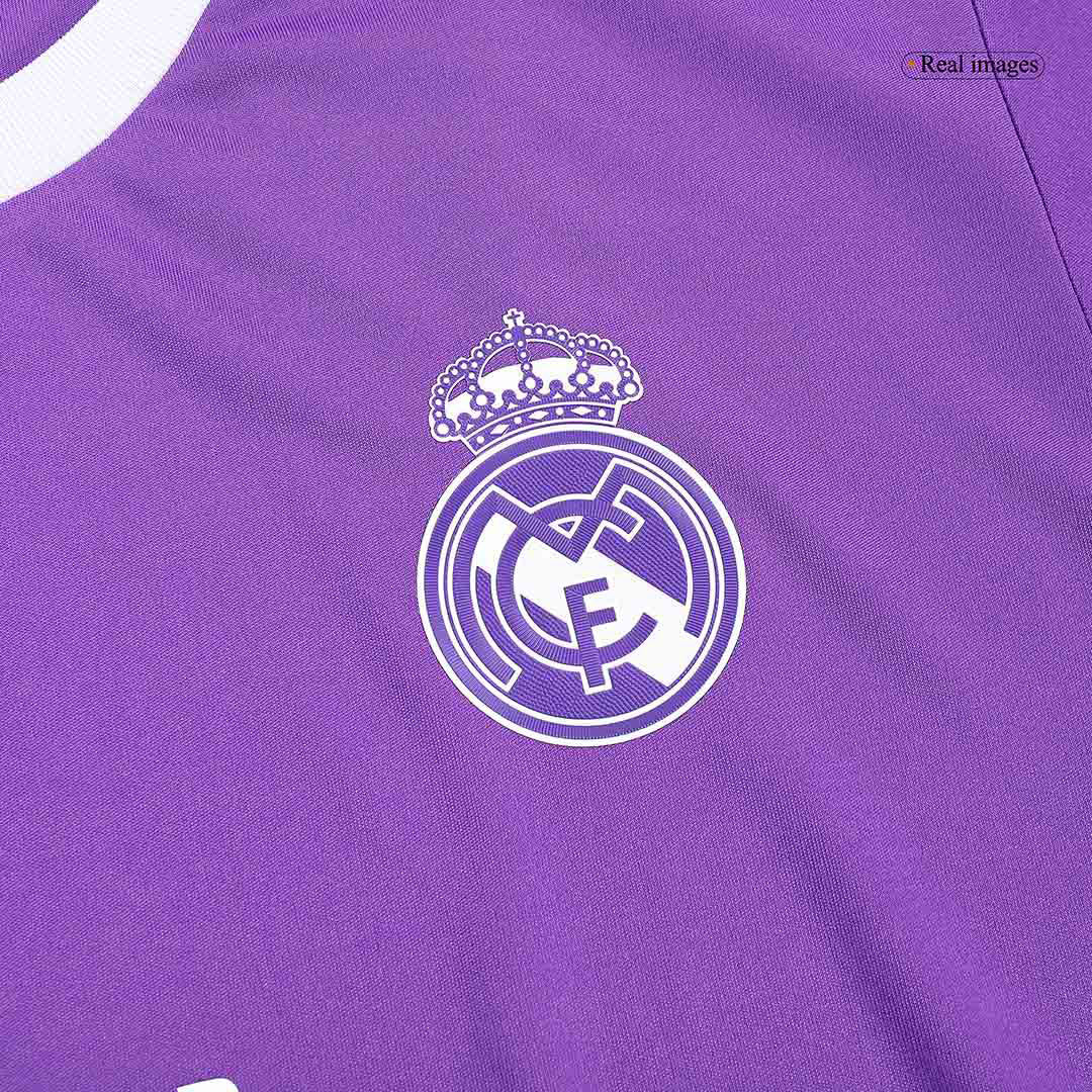Ρετρό φανέλα Ronaldo #7 Los Blancos 2016/17 εκτός έδρας με μακρύ μανίκι
