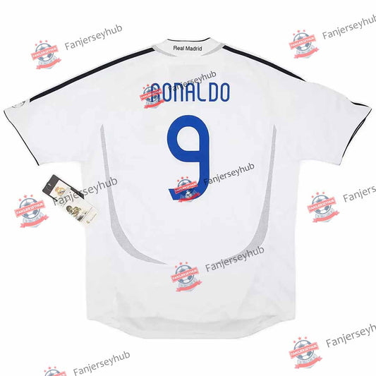 Ρετρό ποδοσφαιρική φανέλα εντός έδρας 2006/07 Ronaldo #9 Los Blancos