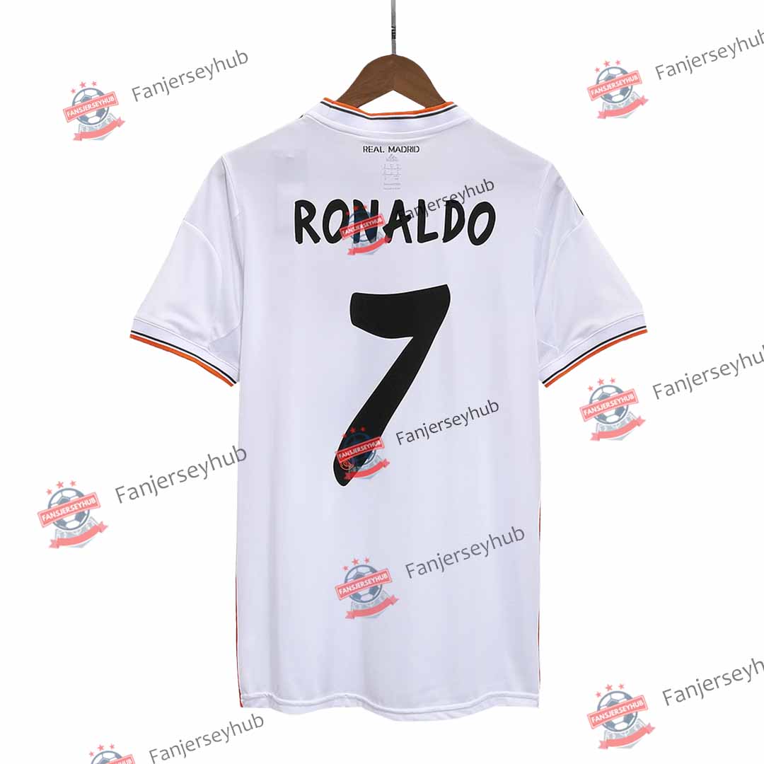 Maillot de football rétro domicile RONALDO #7 Les Merengues 2013/14